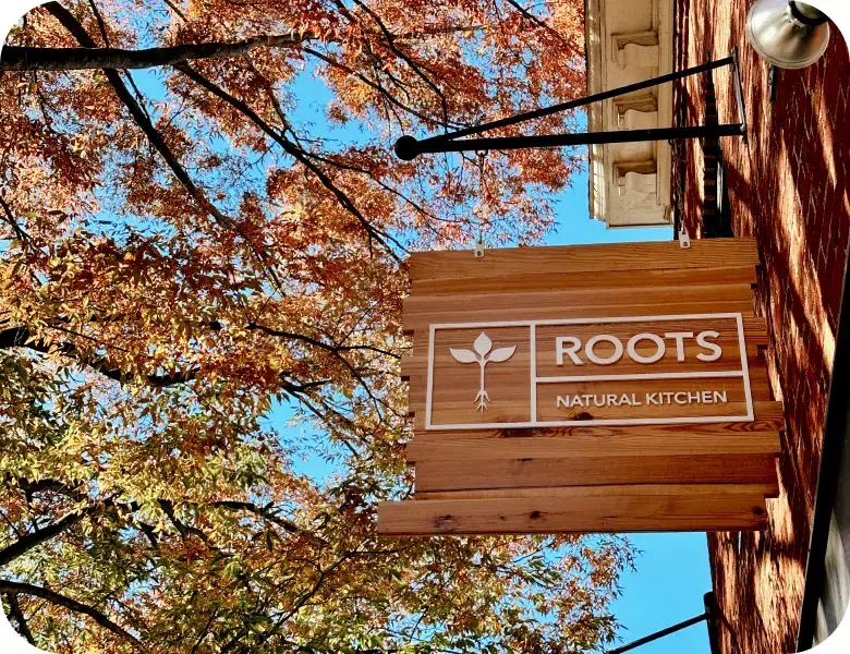 Roots Natural Kitchen Signboard